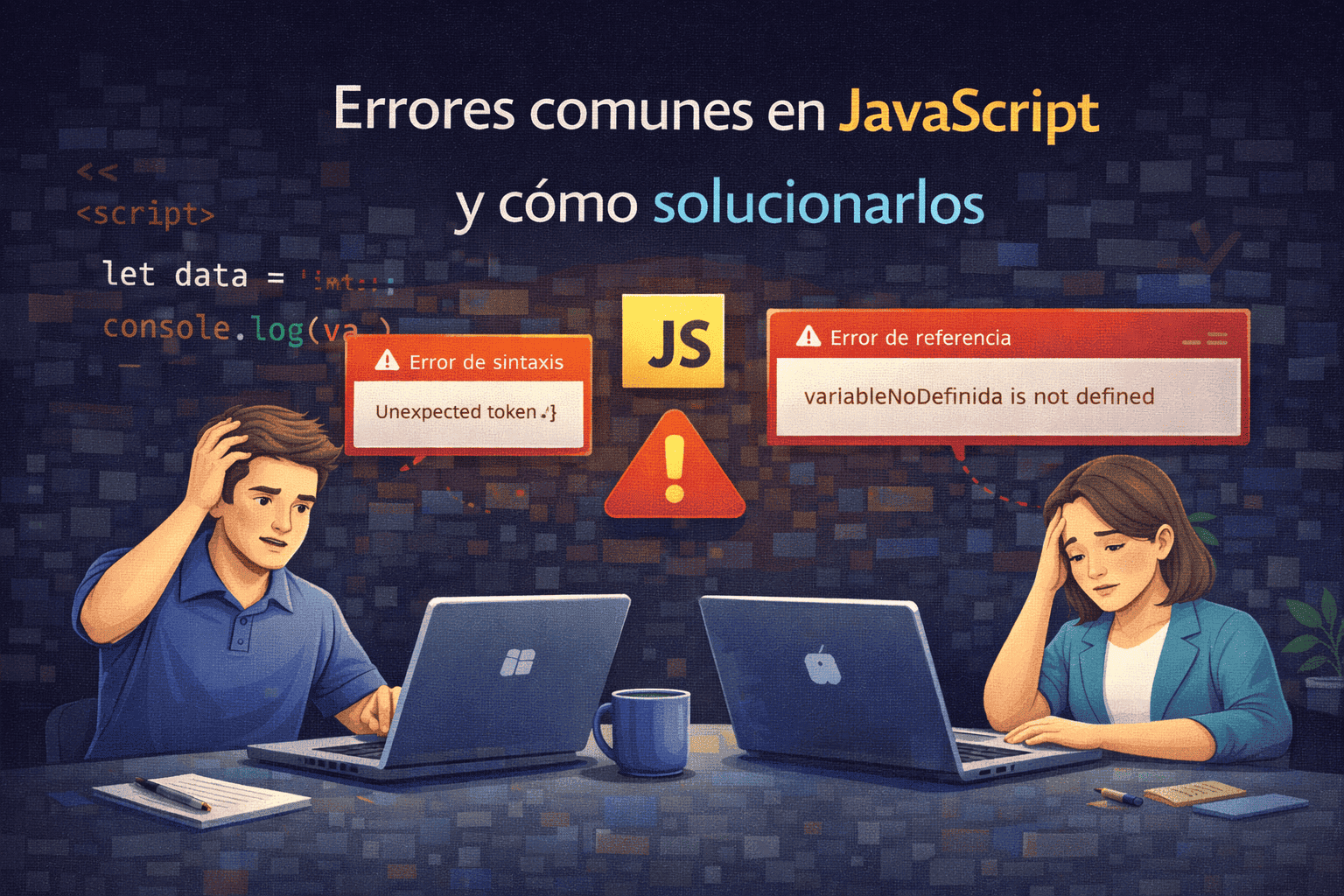 Errores comunes en JavaScript y cómo solucionarlos (guía práctica con ejemplos)